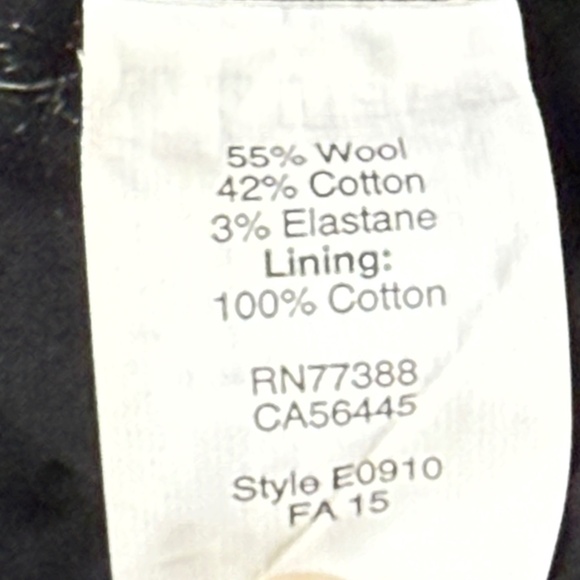 Madewell Charcoal Wool Blend Flannel Shirt Dress Fully Lined Size Medium - Picture 10 of 12